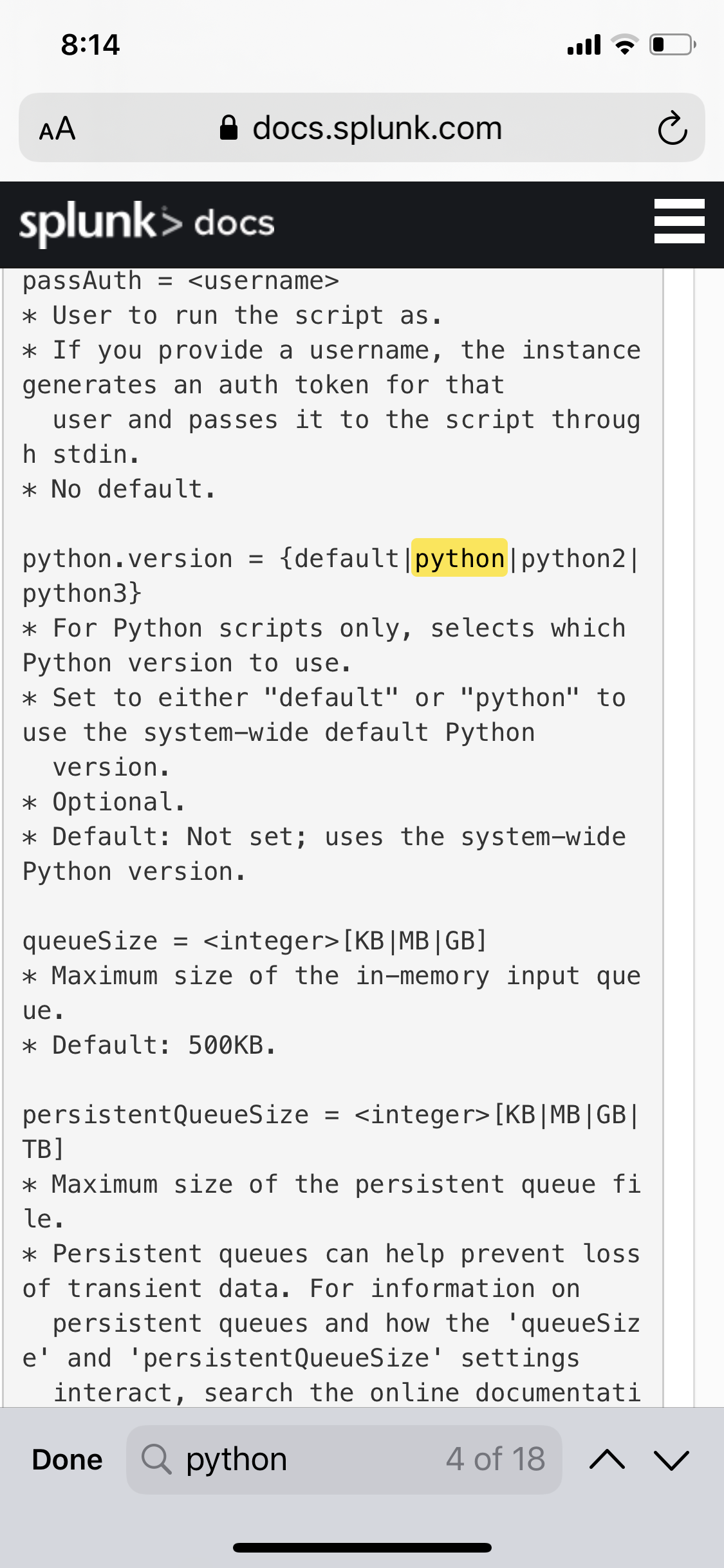 Solved Why is App Inspect failing in inputs.conf.spec? Splunk Community