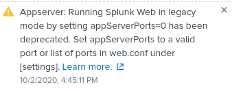 2020-10-12 appserver=0 error message for Splunk admin.png