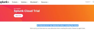 splunk error for trial account.JPG
