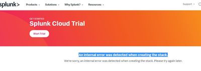 splunk error for trial account.JPG