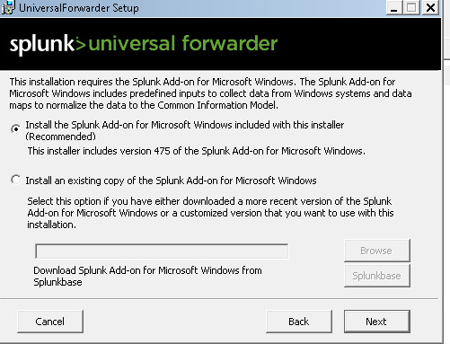 Installation Screenshot