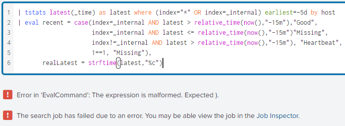 How to search for devices/servers not reporting to... - Splunk Community
