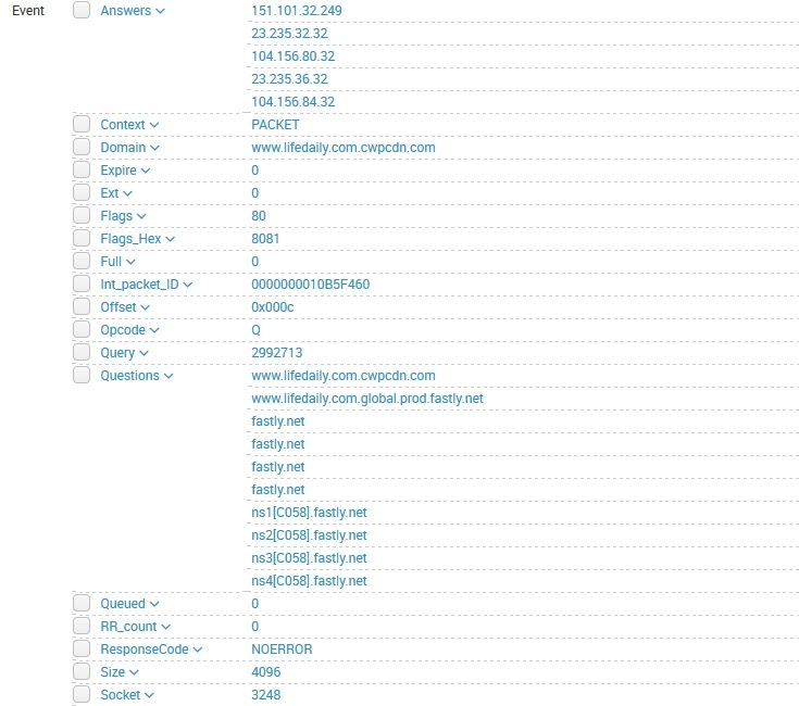 Splunk search results multi values