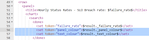 This screen image shows the done handler setting the panel and text colour tokens.