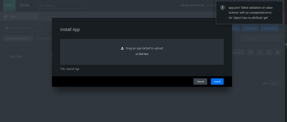 Error Message