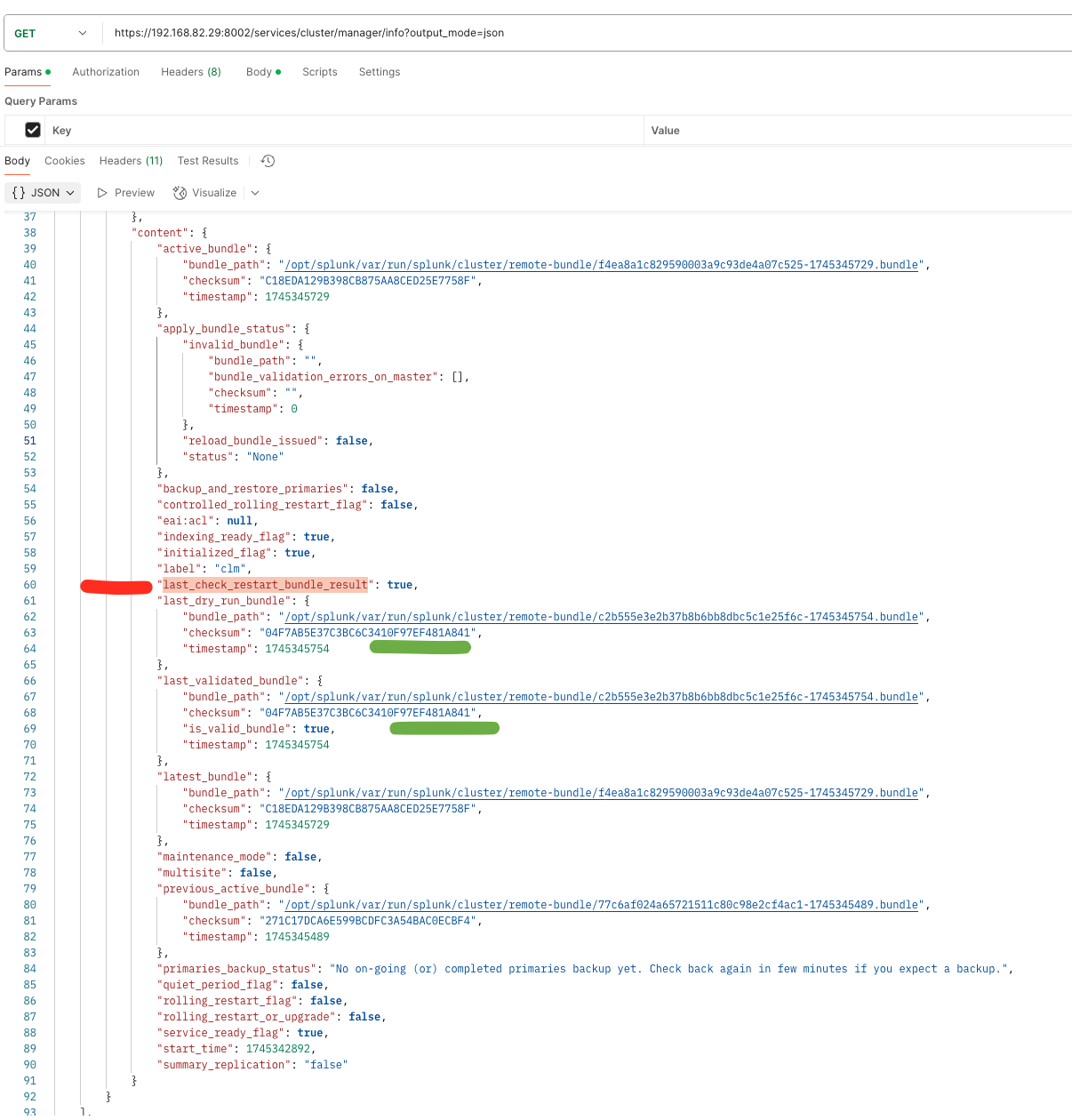 test of rolling-restart using rest api - Splunk Community
