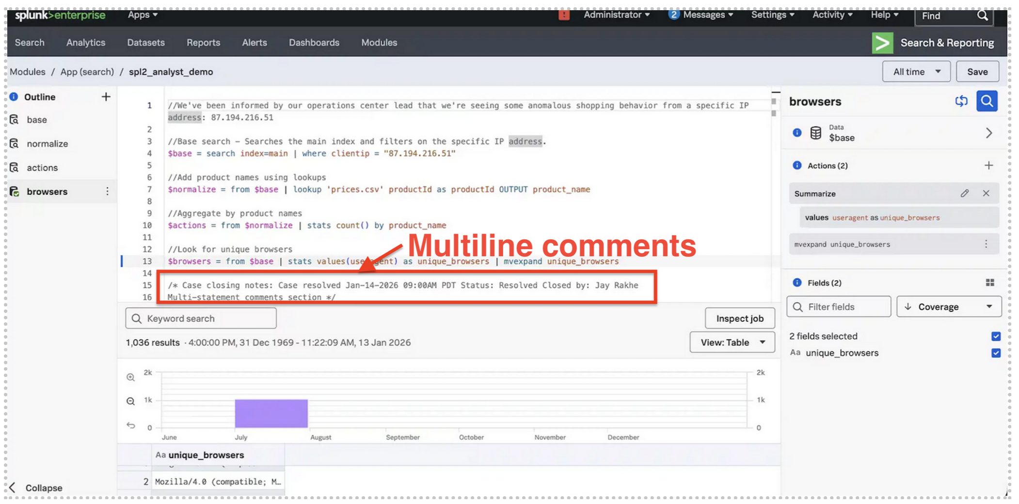 Using the SPL2 Module Editor for Incident Response... - Splunk Community