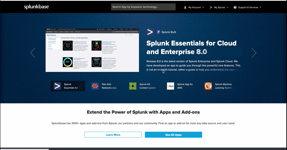 Splunkbase Demo